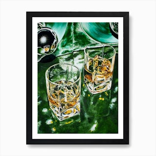 Green Scotch Art Print