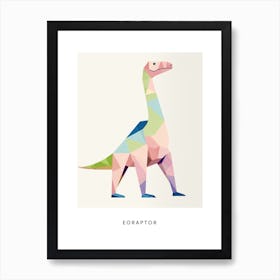 Nursery Dinosaur Art Eoraptor 2 Poster Art Print