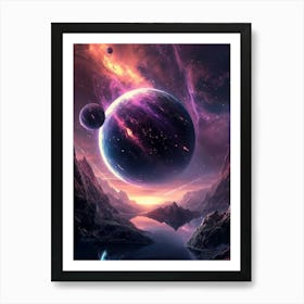 Space Planets 1 Art Print