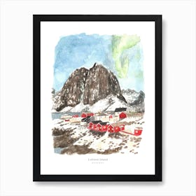 Norway Lofoten Island Art Print