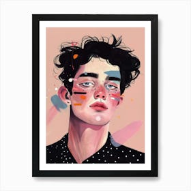 Portrait Of A Young Man 25 Art Print