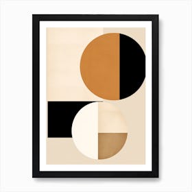 Earthy Boho Polygonscape, Modern Boho Art Print