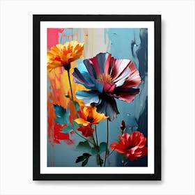 Flowers In A Vase 42 Art Print