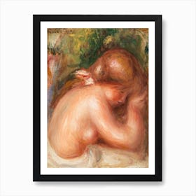 Nude Torso Of Young Girl, Pierre Auguste Renoir Art Print