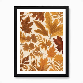 Autumn Leaves Art Print