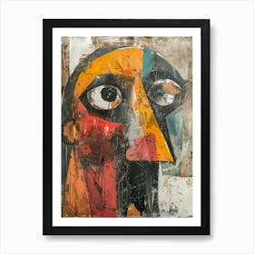 Face Of A Man Art Print