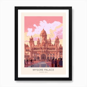 Mysore Palace, India 2 Travel Poster Art Print
