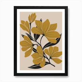 Yellow Flowers Art Print