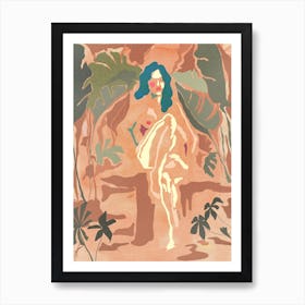 Jungle Lady Art Print