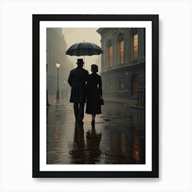 Rainy Day In Paris Art Print