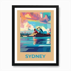 Sydney Opera House Old art print. Art Print