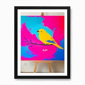 Yellow Bird-Reimagined Art Print