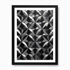 Geometric Pattern Illustration 23 Art Print