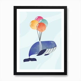 When Whales Fly Art Print