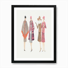 Flapper Dresses (1923) Fashion Plates In High Resolution Published In Très Parisie Art Print