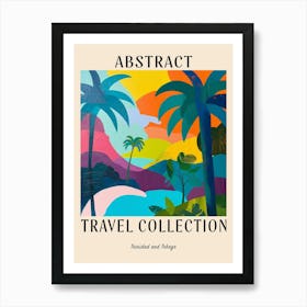 Abstract Travel Collection Poster Trinidad Tobago 1 Art Print