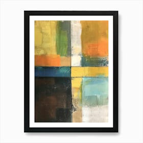 Abstract Squares 3 Art Print