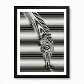 Zebra Art Print