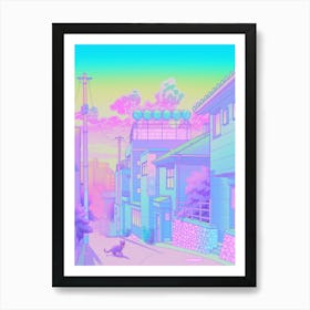 The Path to Yanaka Art Print