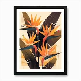 Bird Of Paradise Flower Plants Art Print