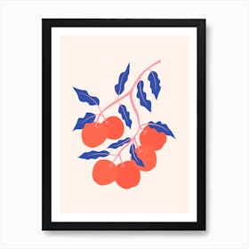 Cheerful Apples Art Print