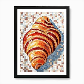 Mosaic Shell 2 Art Print