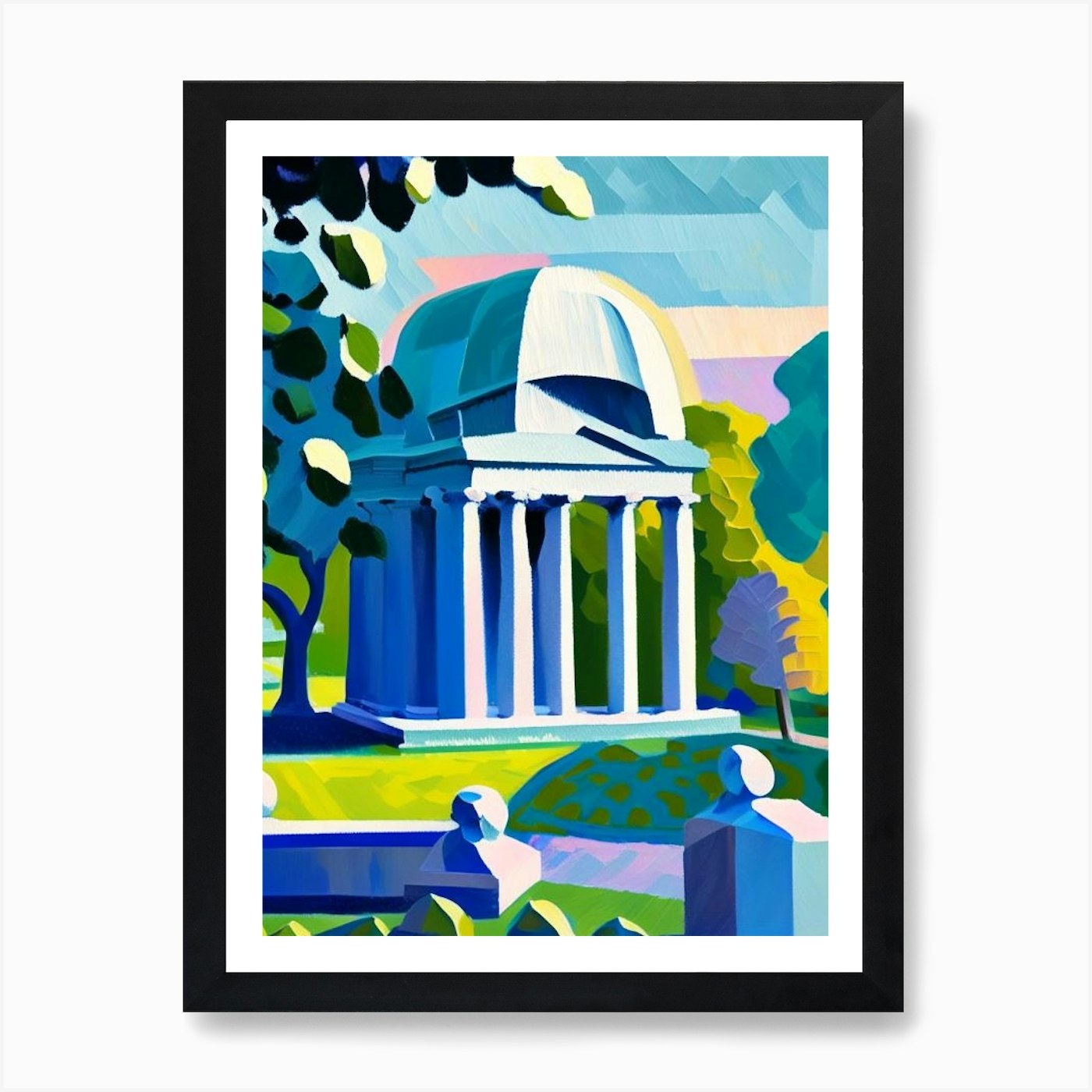 Vigeland Sculpture Park, Norway Abs Framed Wall Art Poster Canvas Print Picture - Picture 2 of 4