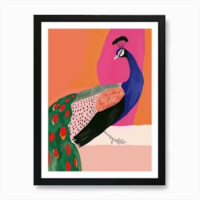 Beautiful Peacock Art Print