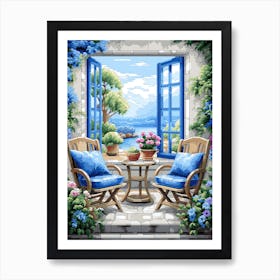 Window View 1 Art Print