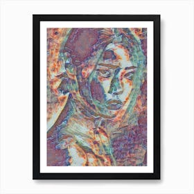 Portrait Of A Woman 29 Art Print