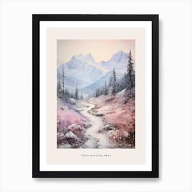 Dreamy Winter National Park Poster  Tatra National Park Poland 3 Art Print