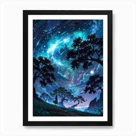 Night Sky 3 Art Print