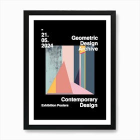 Geometric Design Archive Poster 10 Art Print