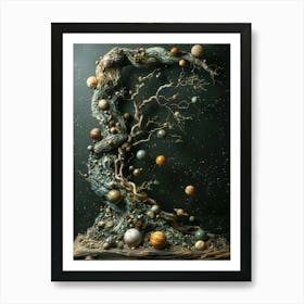 Tree Of Planets Art Print