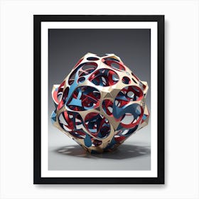 Fractal Sphere Art Print