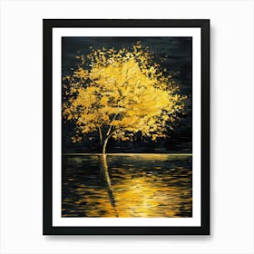 Tree In The Water 1 Art Print