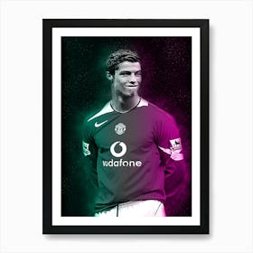 Cristiano Ronaldo Manchester United 2 Art Print