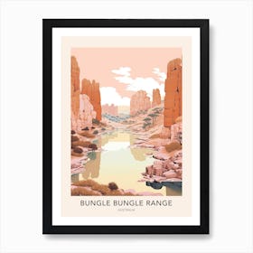 Bungle Bungle Range Australia Travel Poster Art Print