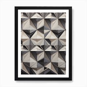 Geometric Pattern Illustration 22 Art Print