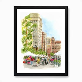 Union Square Market 2 Art Print