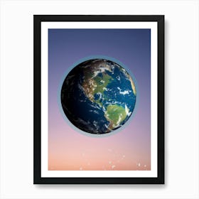 Earth Footage Art Print