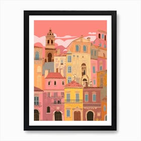 Catania, Italy Illustration Art Print