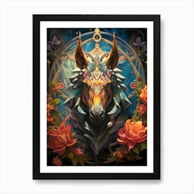 Elven Head Art Print