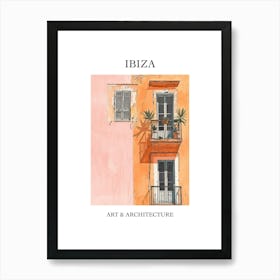 Ibiza Travel And Architecture Poster 4 Art Print