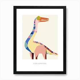 Nursery Dinosaur Art Coelophysis 1 Poster Art Print