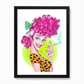 Curly Sue Art Print