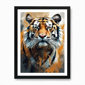 Tiger’s Majesty: A Glimpse into the Wild Art Print