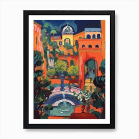 Tivoli Gardens, Italy, Painting 1 Art Print