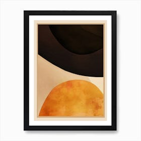 Abstract & Modern Shape Art 3 Art Print