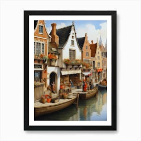 Bruges Canal Poster